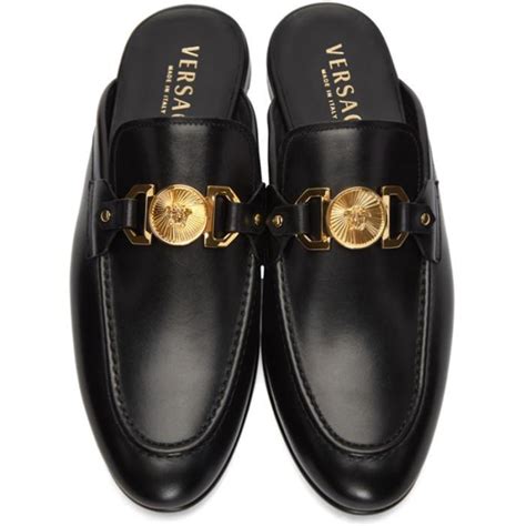 medusa versace shoes loafers|gianni Versace men's slip ons.